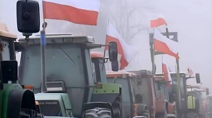 Польские фермеры вместе со словаками начали блокаду переходов на границе с Украиной