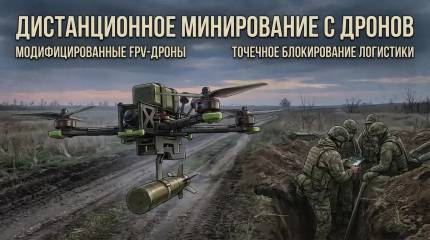 中心集团的采矿无人机：半小时而非数天即可封锁乌克兰武装部队的补给线