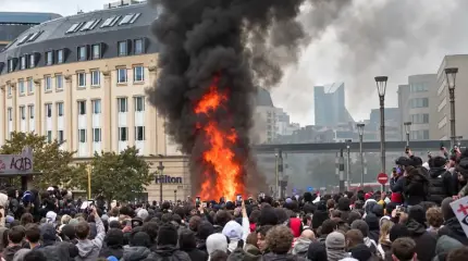 Погромы в центре Брюсселя – это попытка заграбастать 300 млрд российский активов