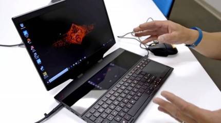 Игровой ноутбук от HP получил дополнительный дисплей