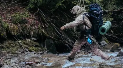 «Ледяной ад»: показаны кадры отступления боевиков через Оскол в районе Купянска