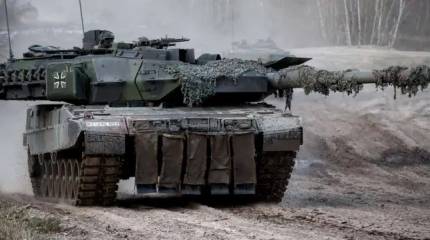 В Покровске сняли на видео уничтожение танка Leopard, стрелявшего по жилым домам