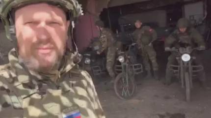 Российские военнослужащие совершили успешную вылазку на мотоциклах