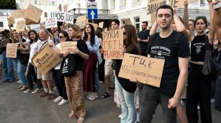 «Война постучалась к ним»: что показал «картонный Майдан» в Киеве