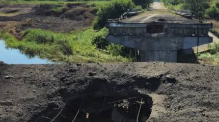 Российские войска снесли стратегически важный для ВСУ мост через реку Волчья