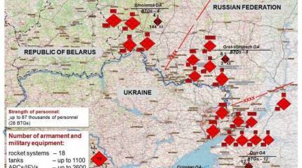 «Украина взята в кольцо»: Россия развернула на границах 1600 танков и 330 самолетов