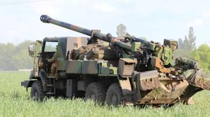 Свидетельство больших проблем: ВСУ задействовали в районе н. п. Комар в ДНР французские САУ Caesar