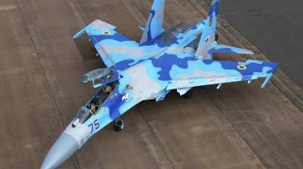 Российский БПЛА «Герань-2» уничтожил истребитель Су-27 ВСУ