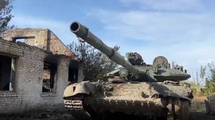 ВС РФ сожгли бронированную колонну ВСУ, прорвавшуюся в центр Торецка