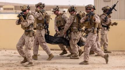 Крупнейший военный госпиталь США в Европе готовится к приему большого числа раненых