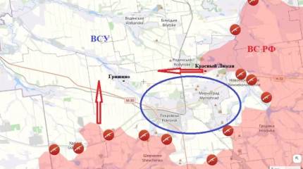 Для организации котла в Покровске не обойтись без взятия транспортного узла в Гришино