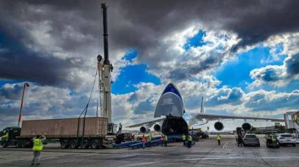 В Израиле замечен украинский Ан-124 «Руслан», груженный ракетами для ЗРК Patriot