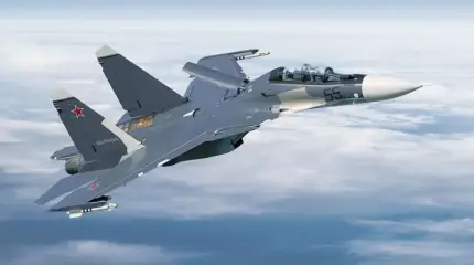 Опубликованы кадры крушения истребителя Су-30СМ в Калининградской области