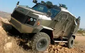 У ВСУ замечен израильский бронеавтомобиль Gaia Thunder 4x4