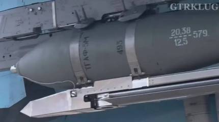 Авиабомбы ФАБ-3000 М54 кучно ударили по пункту дислокации ВСУ в Сумской области