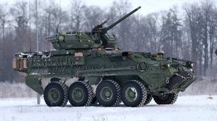 В 30 км от Гродно встал батальон американских БТР Stryker