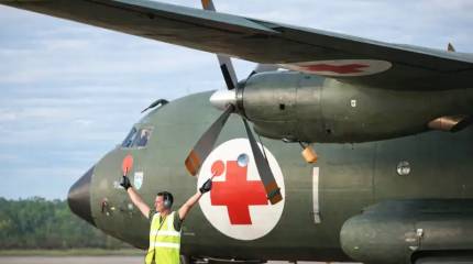 Санитарная авиация НАТО снова замечена в польском Жешуве