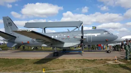 Сообщается об уничтожении российским Су-57 шведского самолета ДРЛО Saab 340