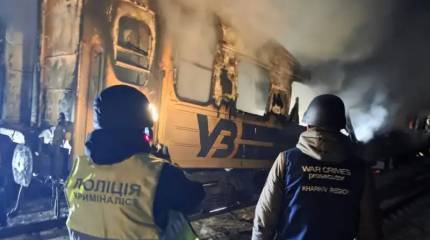 Российские «Герани» уничтожили поезд, в котором боевики ВСУ ехали на Донбасс