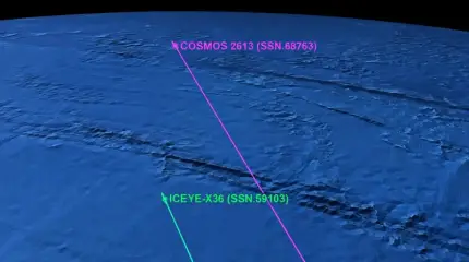Российские военные спутники сблизились с аппаратами ICEYE, которые используются Украиной