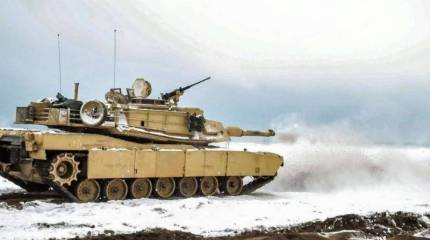 В зоне СВО подбили танк, очень похожий на американский Abrams