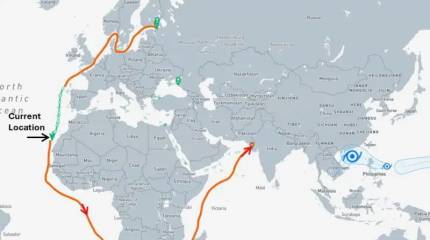 Российская нефть пошла в Индию вокруг Африки, а не через Суэцкий канал