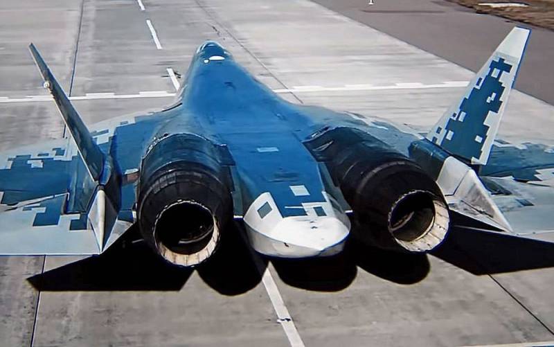 Назван ресурс авиадвигателя для истребителя Су-57