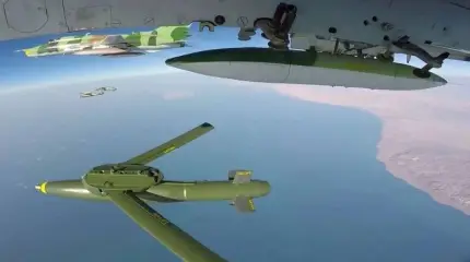 Иранцы показали запуск необычных бомб со старых Су-22