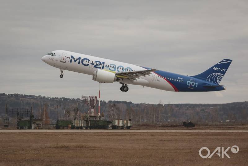 Второй МС-21 подключился к испытаниям двигателей ПД-14