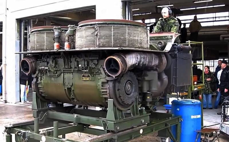 Температура работающего двигателя Leopard 2 сделает его видимым для любого тепловизора