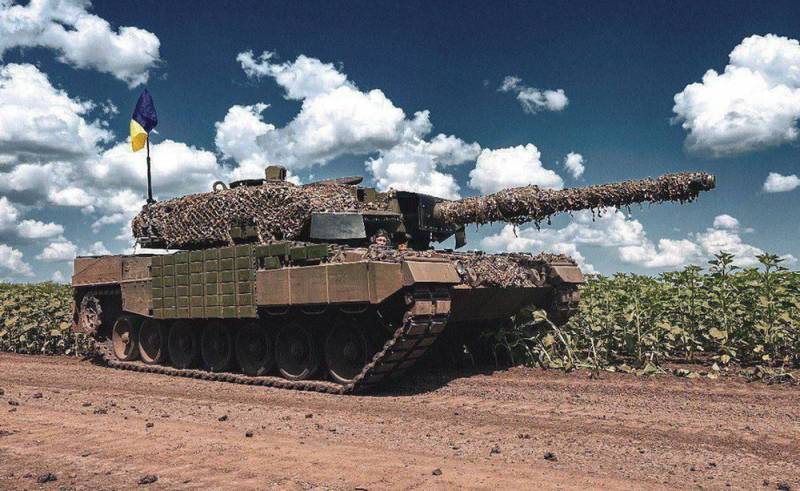 ВСУ «одели» танки Leopard 2А4 в советскую динамическую защиту «Контакт-1»