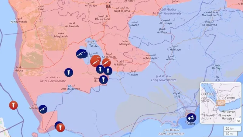 Хуситы сжимают кольцо окружения вокруг группировки противника в Таизе