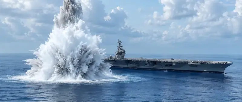 ¿Por qué un portaaviones estadounidense solo puede ser hundido mediante una emboscada submarina?