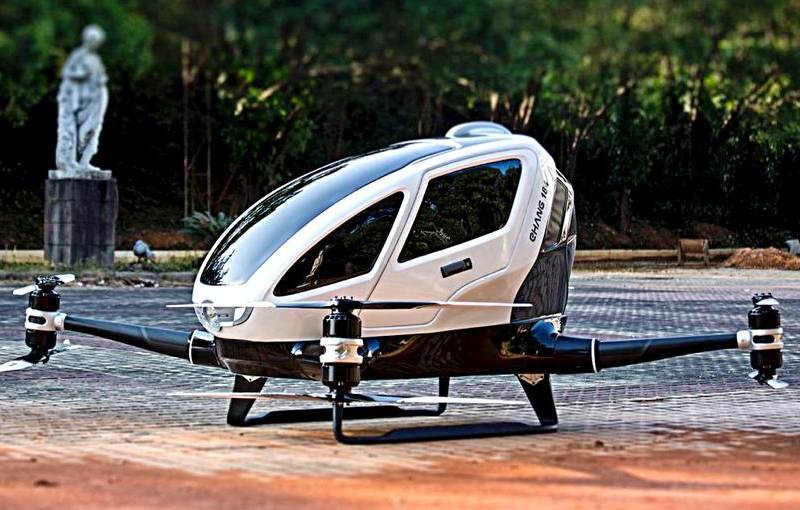 Unmanned aerial taxi: already flies, but does not transport anyone
