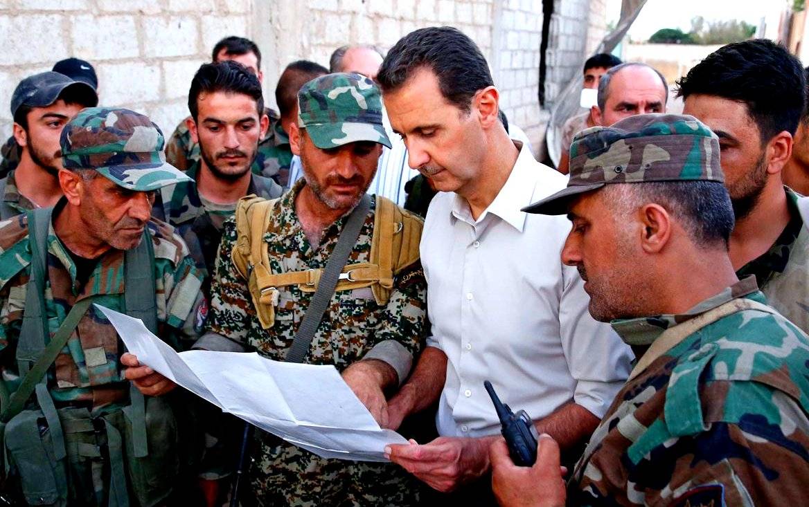 На фоне подготовки удара по Сирии: что делал Асад на «огневом рубеже»?