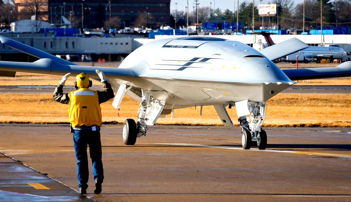 Bote volador: EE. UU. Mostró el último dron cisterna