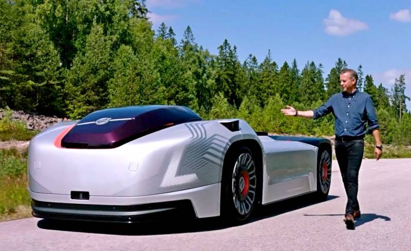 Volvo показала фантастический грузовик будущего «в железе»