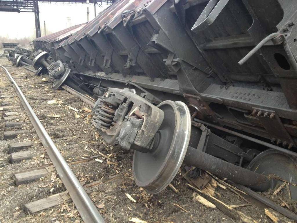 Транссиб перекрыли из-за крушения грузового поезда