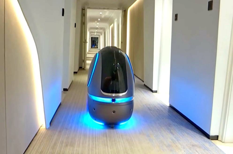 İlk "robotik" otel Çin'de gösterildi