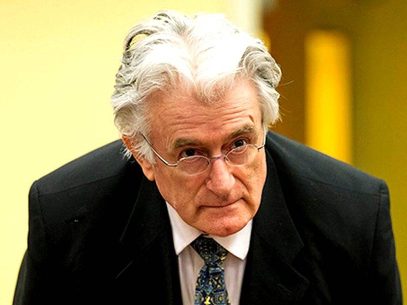 拉多万·卡拉季奇（Radovan Karadzic）被囚禁至生命结束