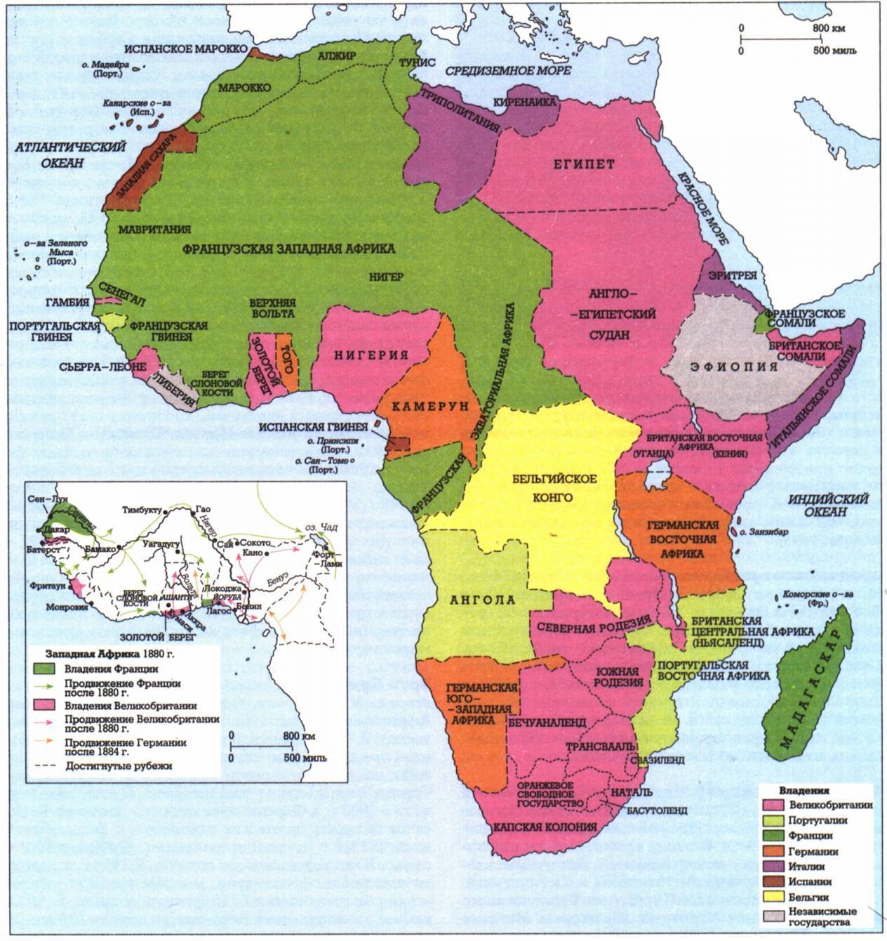 Страны африки отличающиеся большой площадью территории. Колониальный раздел Африки в 19 веке карта. Карта колоний в Африке 19 век. Карта колоний в Африке 20 век. Колониальная карта Африки 19 века.