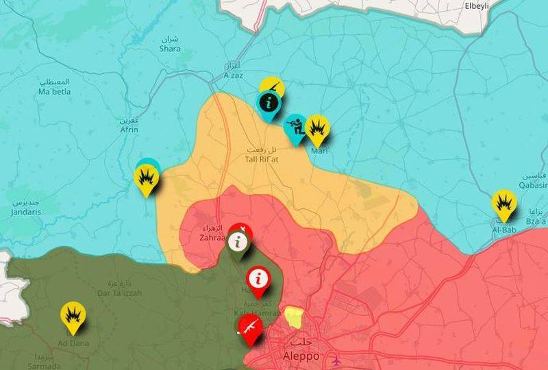 AMN: la policía militar rusa abandonó Tel Rifat en el norte de Siria