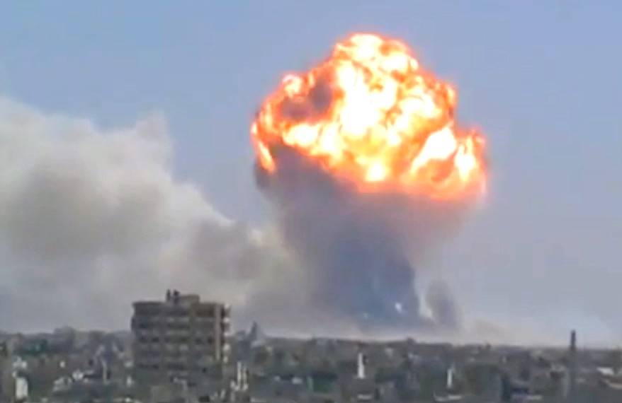 İsrail ordusu, Suriye'deki hedefli saldırıların görüntülerini gösterdi
