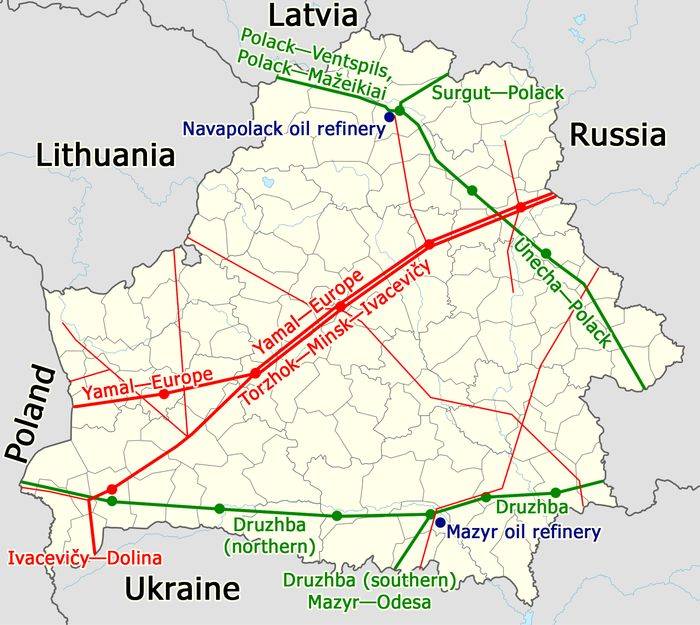 Латвия заявила, что рада прийти на помощь Беларуси в вопросе поставок нефти