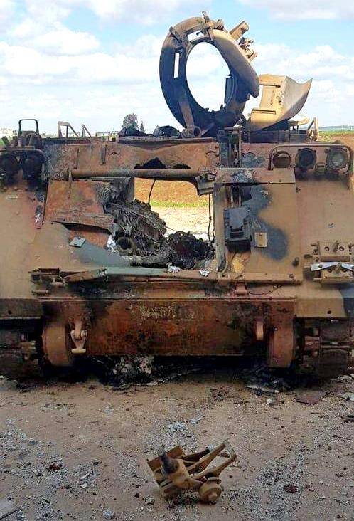 An unusually large hole in the Turkish BMP corps is being discussed on the Web