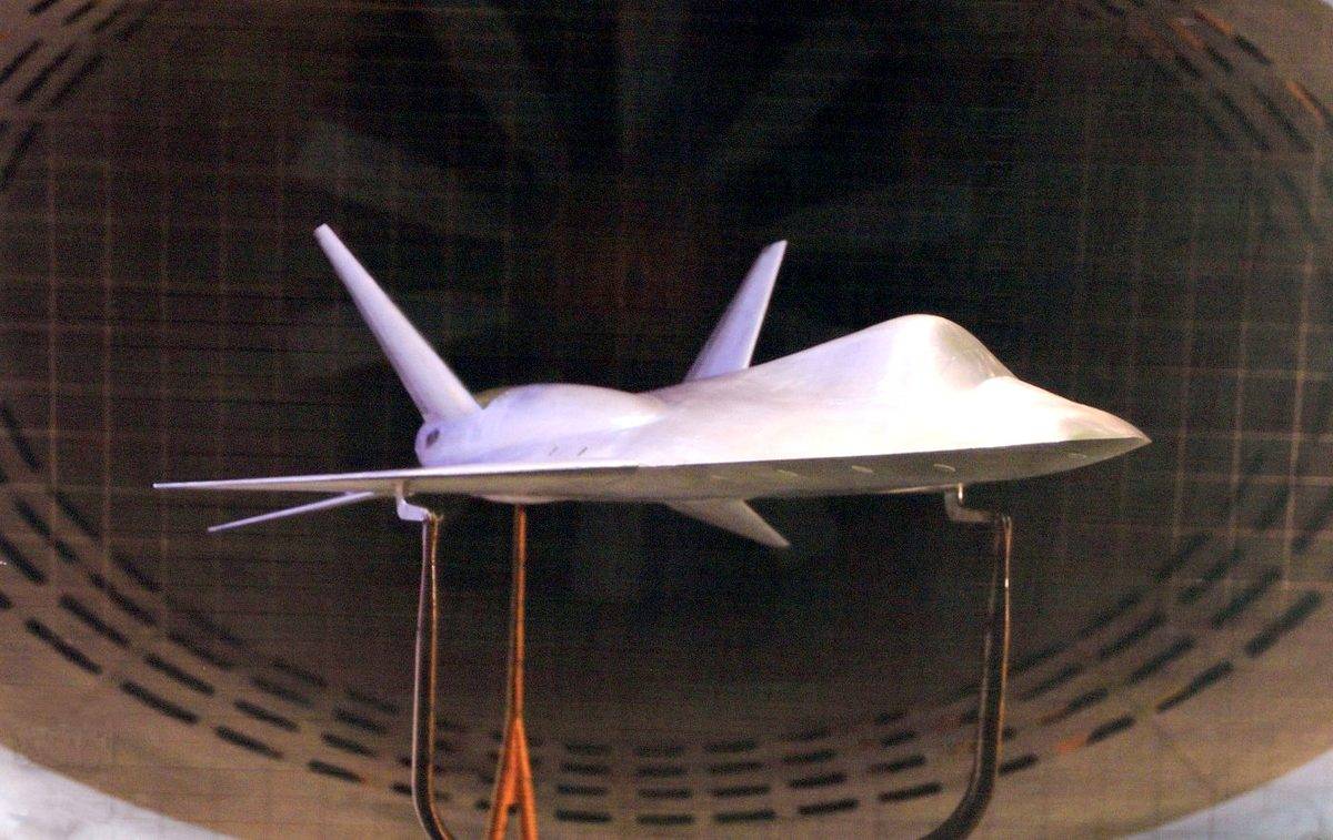 Mikoyan LMFS during wind tunnel test