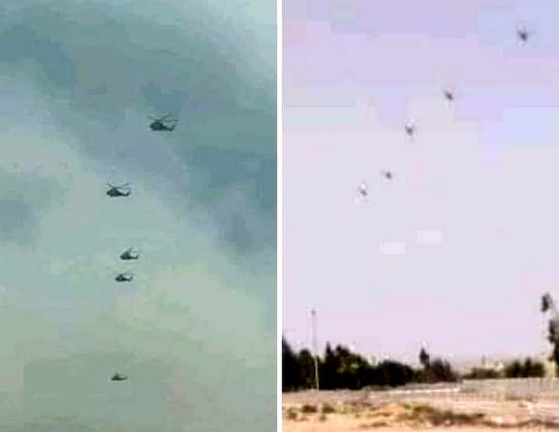 In the sky of Libya, a lot of shock Mi-24 of unknown origin