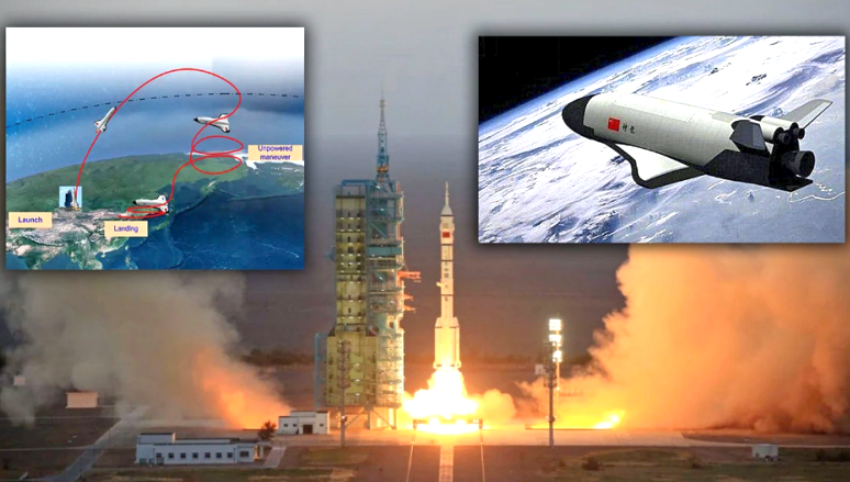China's secret drone released an unidentified object into space