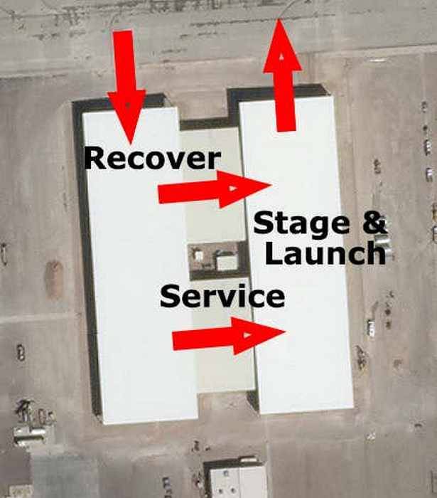 Nos Estados Unidos, eles se perguntam sobre o propósito de um enorme hangar no território da secreta "Área 51"