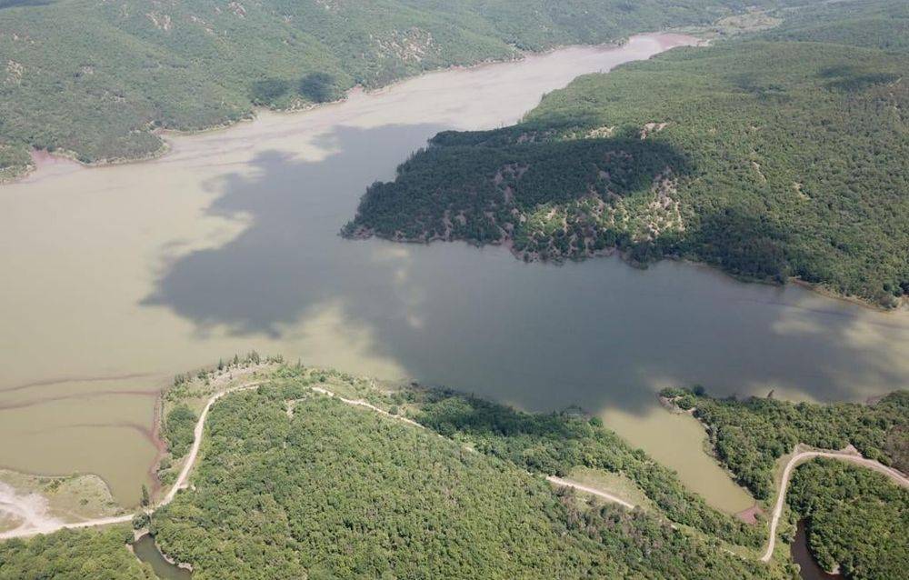 Загорское водохранилище Крым